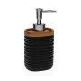 Dispensador de Sabão Versa Preto Resina Bambu Polipropileno ABS de Versa, Suportes e dispensadores - Ref: S3411465, Preço: 7,...