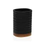 Toothbrush Holder Versa Black Resin Bamboo 7,6 x 10,6 x 6,7 cm by Versa, Stands and dispensers - Ref: S3411466, Price: 6,11 €...