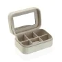 Caja-Joyero Versa Crema Madera Espejo Madera MDF 10 x 6 x 14,7 cm de Versa, Organizadores de joyas - Ref: S3411514, Precio: 9...