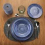 Tableware Versa Artesia 18 Pieces Blue Porcelain by Versa, Combination Sets - Ref: S3411523, Price: 39,57 €, Discount: %