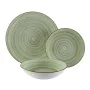 Vajilla Versa Artesia 18 Piezas Verde Porcelana de Versa, Vajillas combinadas - Ref: S3411524, Precio: 39,57 €, Descuento: %