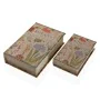 Decorative box Versa Botany Book Canvas MDF Wood 7 x 27 x 18 cm by Versa, Boxes - Ref: S3411569, Price: 18,55 €, Discount: %