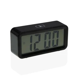 Alarm Clock Versa Black Metal 3,9 x 6,5 x 13,4 cm by Versa, Alarm clocks - Ref: S3411577, Price: 13,89 €, Discount: %