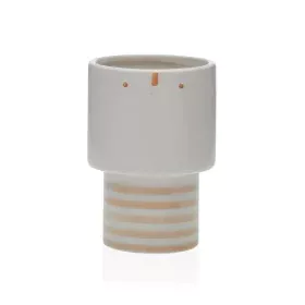 Cache-pot Versa Visage Beige Céramique 8 x 16 x 8 cm de Versa, Cache-pots - Réf : S3411640, Prix : 5,09 €, Remise : %