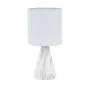 Lâmpada de mesa Versa Branco Cerâmica 12,5 x 24,5 x 12,5 cm de Versa, Candeeiros de mesa e de cabeceira - Ref: S3411726, Preç...