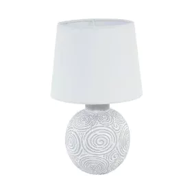 Desk lamp Versa White Ceramic 18 x 30 x 18 cm by Versa, Bedside and Table Lamps - Ref: S3411734, Price: 16,99 €, Discount: %