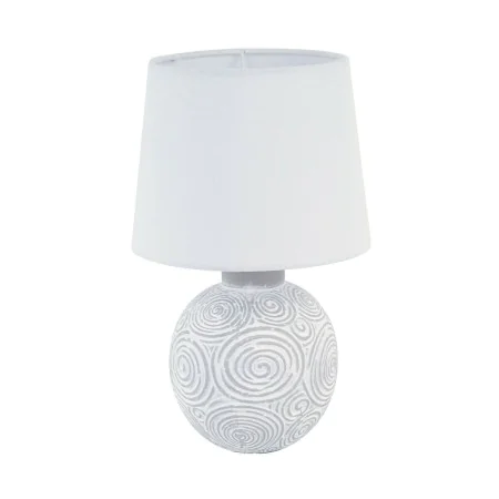 Desk lamp Versa White Ceramic 18 x 30 x 18 cm by Versa, Bedside and Table Lamps - Ref: S3411734, Price: 16,31 €, Discount: %