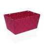 Basket Versa Lover Fuchsia Textile 20 x 15 x 30 cm by Versa, Cosmetic Organisers - Ref: S3411811, Price: 5,81 €, Discount: %