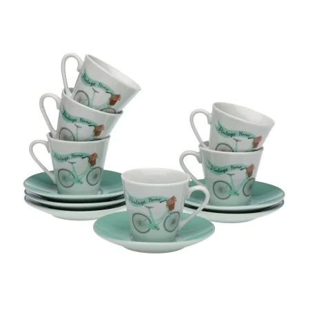 Ensemble de tasses à café Versa Bicyclette 6 Unités Porcelaine de Versa, Tasses - Réf : S3411860, Prix : 12,33 €, Remise : %