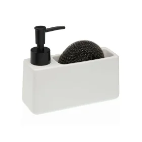 Scourer Versa White Ceramic Plastic 6,3 x 14,5 x 16,8 cm by Versa, Scouring Pads & Scrubbers - Ref: S3411906, Price: 8,00 €, ...