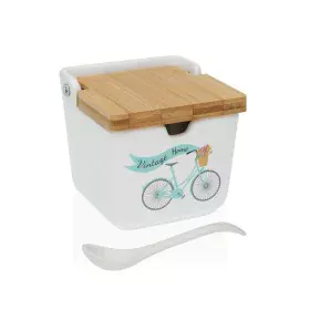 Sugar Bowl Versa Bicycle Ceramic 8,8 x 8,5 x 8,8 cm by Versa, Sugar and milk - Ref: S3411919, Price: 6,17 €, Discount: %