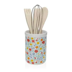 Pot for Kitchen Utensils Versa Flandes Ceramic Dolomite 10 x 15 x 10 cm by Versa, Shelves and supports - Ref: S3411922, Price...