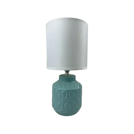 Desk lamp Versa Lizzy Blue Ceramic 13 x 26,5 x 10 cm by Versa, Bedside and Table Lamps - Ref: S3411936, Price: 10,36 €, Disco...