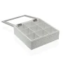 Boîte pour infusions Versa Blanc Bois MDF 24 x 8 x 17 cm de Versa, Stockage du thé et du café - Réf : S3412014, Prix : 9,61 €...