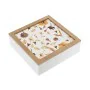 Dekorative Box Versa Blumenblätter Holz MDF 24 x 7 x 24 cm von Versa, Schmuckkästen - Ref: S3412050, Preis: 10,78 €, Rabatt: %