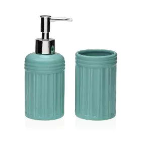 Bath Set Versa Blue Dolomite 6,8 x 17 x 6,8 cm by Versa, Bathroom Accessory Sets - Ref: S3412186, Price: 5,28 €, Discount: %