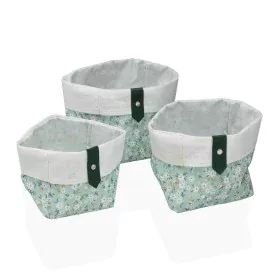 Set de basket Versa Bellis 14 x 14 x 14 cm de Versa, Rangements pour produits cosmétiques - Réf : S3412192, Prix : 5,81 €, Re...