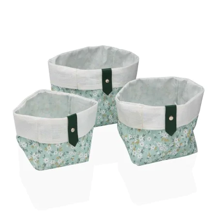 Basket set Versa Bellis 14 x 14 x 14 cm by Versa, Cosmetic Organisers - Ref: S3412192, Price: 5,81 €, Discount: %