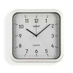 Horloge Murale Versa Blanc Plastique Quartz 3,5 x 28,5 x 29,5 cm de Versa, Pendules murales - Réf : S3412218, Prix : 10,36 €,...