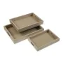 Set of trays Versa MDF Wood 30 x 5,5 x 40 cm (3 Pieces) by Versa, Plates and dishes - Ref: S3412257, Price: 25,74 €, Discount: %