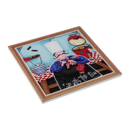 Table Mat Versa Male Chef Cork Ceramic 20 x 20 cm by Versa, Trivets - Ref: S3412270, Price: 4,73 €, Discount: %