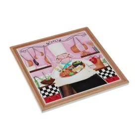 Table Mat Versa Male Chef Cork Ceramic 20 x 20 cm by Versa, Trivets - Ref: S3412271, Price: 5,64 €, Discount: %