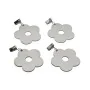 Pince pour nappe Versa Métal Alliage de Zinc 7 x 6,8 cm Fleur 4 Pièces de Versa, Pinces à nappes - Réf : S3412353, Prix : 7,6...