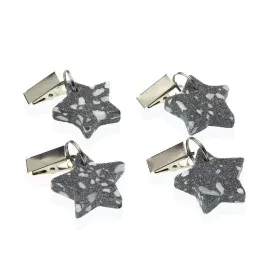 Tablecloth Clip Versa Metal Plastic Zinc Alloy 7 x 3 cm Star 4 Pieces by Versa, Tablecloth Clamps - Ref: S3412356, Price: 8,4...