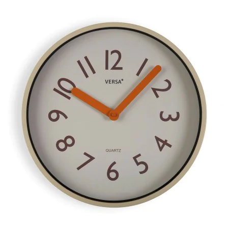 Orologio da Parete Versa Crema Plastica Quarzo 4 x 30 x 30 cm di Versa, Orologi da parete - Rif: S3412378, Prezzo: 11,56 €, S...