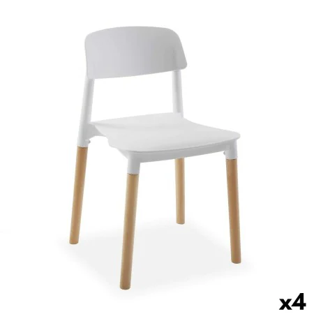 Cadeira Versa Branco 45 x 76 x 42 cm (4 Unidades) de Versa, Cadeiras - Ref: S3412494, Preço: 131,74 €, Desconto: %