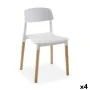 Chair Versa White 45 x 76 x 42 cm (4 Units) by Versa, Chairs - Ref: S3412494, Price: 131,74 €, Discount: %