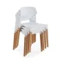 Chair Versa White 45 x 76 x 42 cm (4 Units) by Versa, Chairs - Ref: S3412494, Price: 131,74 €, Discount: %