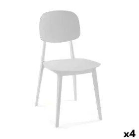 Chair Versa White 39,5 x 80 x 41,5 cm (4 Units) by Versa, Chairs - Ref: S3412498, Price: 168,65 €, Discount: %