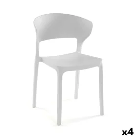 Silla Versa Blanco 39,5 x 79 x 41,5 cm (4 Unidades) de Versa, Sillas - Ref: S3412502, Precio: 137,94 €, Descuento: %