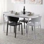 Chair Versa White 39,5 x 79 x 41,5 cm (4 Units) by Versa, Chairs - Ref: S3412502, Price: 140,70 €, Discount: %