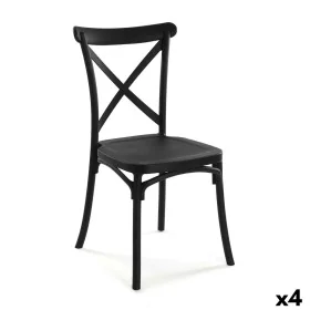 Silla Versa Negro 43 x 88 x 43 cm (4 Unidades) de Versa, Sillas - Ref: S3412504, Precio: 178,89 €, Descuento: %