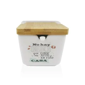 Sugar Bowl Versa Influencer Ceramic 8,8 x 8,5 x 8,8 cm by Versa, Sugar and milk - Ref: S3412543, Price: 7,34 €, Discount: %