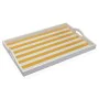 Plateau Versa Jaune Bois MDF 30 x 5 x 45 cm Rayures de Versa, Plats et plateaux - Réf : S3412556, Prix : 10,78 €, Remise : %