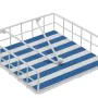 Portatovagliolo Versa Azzurro Metallo 35 x 0,03 x 25 cm Righe di Versa, Anelli portatovagliolo - Rif: S3412561, Prezzo: 8,52 ...