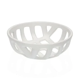 Fruit Bowl Versa White Ceramic Dolomite 26,4 x 8,5 x 26,4 cm by Versa, Bowls and large cups - Ref: S3412619, Price: 21,19 €, ...