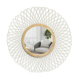 Wall mirror Versa White Bamboo Mirror Circular 2,5 x 75 x 75 cm by Versa, Wall-Mounted Mirrors - Ref: S3412634, Price: 45,08 ...