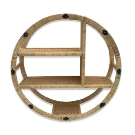 Shelves Versa Rattan 16 x 59 x 59 cm Circular by Versa, Standing Shelf Units - Ref: S3412645, Price: 38,79 €, Discount: %