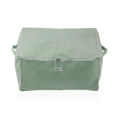 Caixa de Armazenamento Versa Corduroy 40 x 25 x 50 cm Verde de Versa, Organizadores de cosméticos - Ref: S3412726, Preço: 9,2...