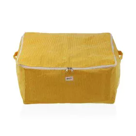 Caja de Almacenamiento Versa Corduroy 40 x 25 x 50 cm Amarillo de Versa, Organizadores de cosméticos - Ref: S3412727, Precio:...