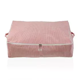 Caixa de Armazenamento Versa Corduroy 50 x 20 x 70 cm Cor de Rosa de Versa, Organizadores de cosméticos - Ref: S3412732, Preç...