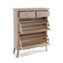 Scarpiera Versa Lyra Legno di paulownia Legno MDF 30 x 110 x 85 cm di Versa, Accessori di conservazione per armadio - Rif: S3...