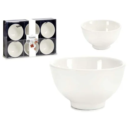 Set de Cuencos Porcelana Blanco 150 ml 6 Piezas 11 x 5,5 x 11 cm de Vessia, Cuencos y tazones - Ref: S3601507, Precio: 9,60 €...