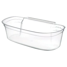 Balde de Lixo Gondol_G-550 Transparente Branco Plástico de BigBuy Home, Lixo e reciclagem - Ref: S3601631, Preço: 2,53 €, Des...