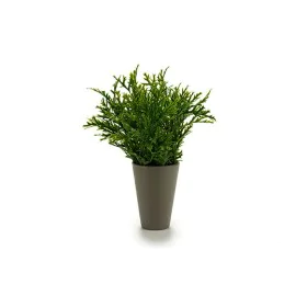 Pot Vert Plastique 13 x 25 x 13 cm de Ibergarden, Pots de fleurs - Réf : S3602946, Prix : 3,34 €, Remise : %