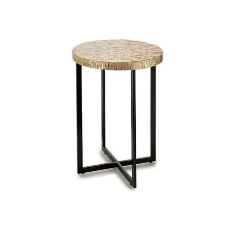 Table d'appoint Beige Doré Métal Blanc Nacre noire 45 x 62 x 45	 cm de Gift Decor, Tables de service - Réf : S3603659, Prix :...